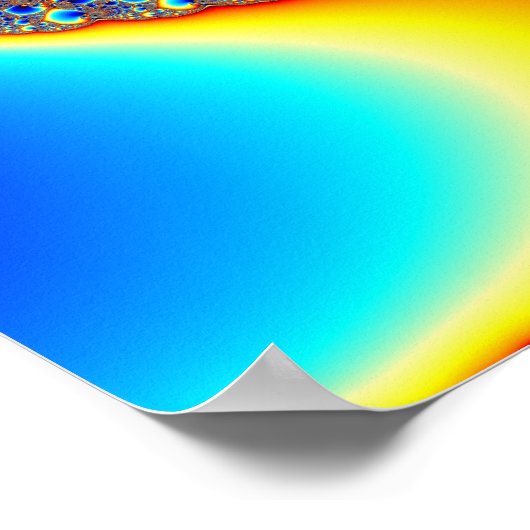 Poster Éclat fractal (Coin)