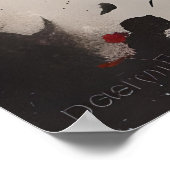 Poster Éclatement de coeur radiant (Coin)