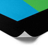 Poster éclatement de la couleur utah (Coin)