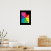 Poster éclatement de la couleur utah (Cuisine)