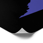 Poster éclatement de la couleur virginie (Coin)