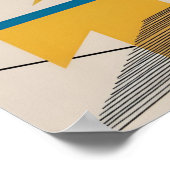 Poster Éclatement de l'énergie du kaléidoscope (Coin)