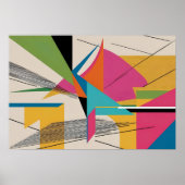 Poster Éclatement de l'énergie du kaléidoscope (Devant)