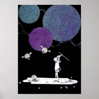 Poster Éclatement de pastèque.