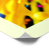 Poster Éclatement de peinture dynamique (Coin)