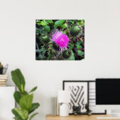 Poster éclatement rose (Bureau à domicile)