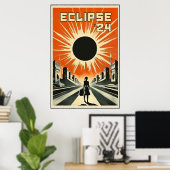 Poster Eclipse '24 Propaganda Girl (Bureau à domicile)