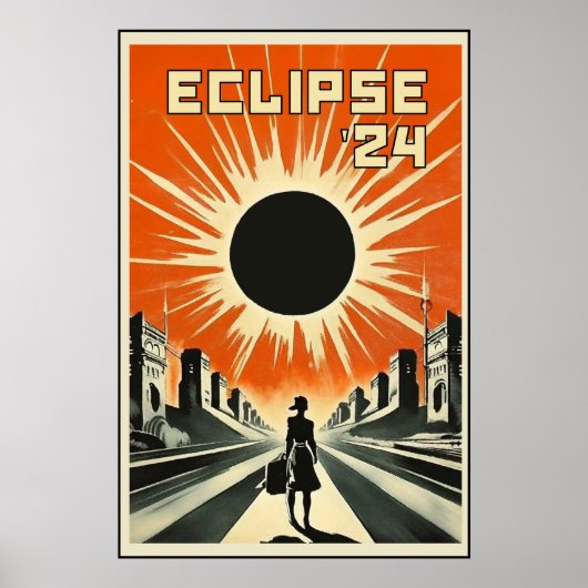 Poster Eclipse '24 Propaganda Girl (Devant)