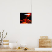 Poster Éclipse de l'espace (Cuisine)