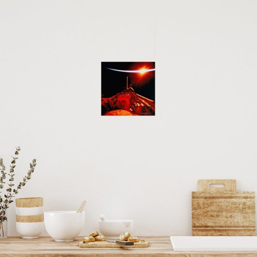 Poster Éclipse de l'espace (Cuisine)