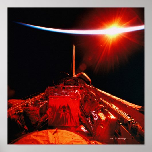 Poster Éclipse de l'espace (Devant)