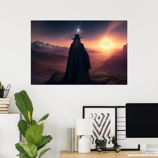 Poster Éclipse des visions de l'Assistant (Bureau à domicile)