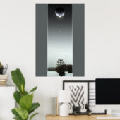 Poster Éclipse d'hiver III (Bureau à domicile)