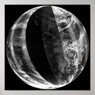 Poster éclipse lunaire