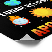 Poster Eclipse Lunaire Eclipse Apocalypse Funny Eclipse (Coin)