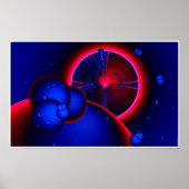 Poster Eclipse naine rouge (vue de la ceinture d'astéroïd (Devant)