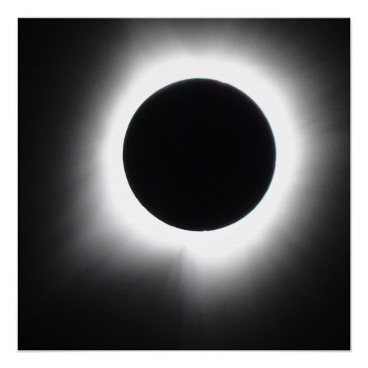 Poster Éclipse solaire (Devant)