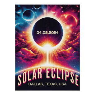 Poster Éclipse solaire