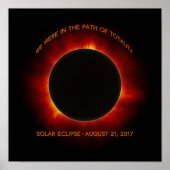 Poster Éclipse solaire (Devant)