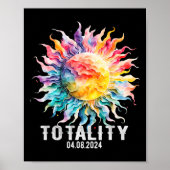 Poster Éclipse solaire (Devant)