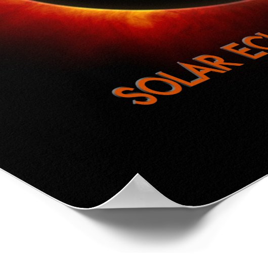 Poster Éclipse solaire (Coin)