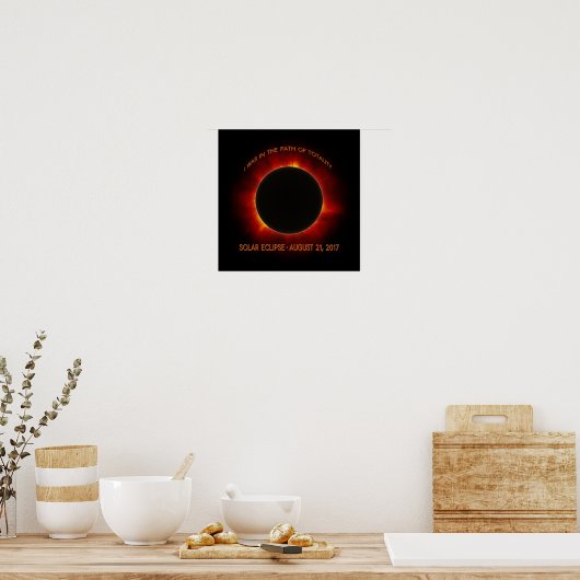 Poster Éclipse solaire (Cuisine)