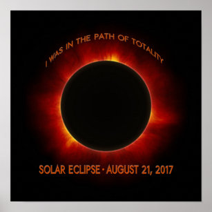 Poster Éclipse solaire