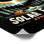 Poster Éclipse solaire 04.08.2024 Éclipse solaire américa (Coin)