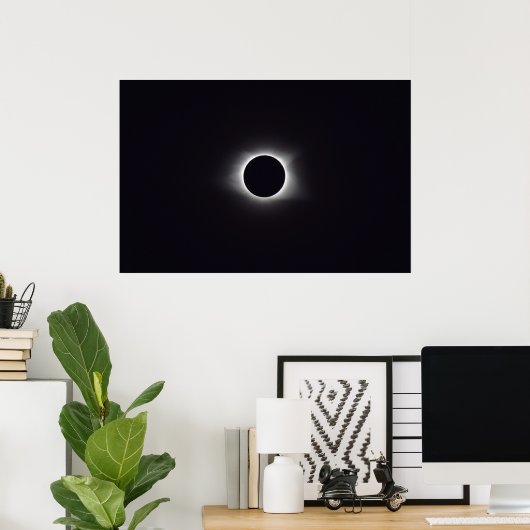 Poster Éclipse solaire 2017 (Bureau à domicile)