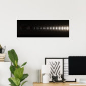 Poster Éclipse solaire 2024 - Corona (Bureau à domicile)