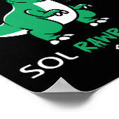 Poster Éclipse solaire 2024 Éclipse totale 8 avril Sol Ra (Coin)