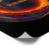 Poster Éclipse solaire 2024 Total Éclipse solaire (Coin)