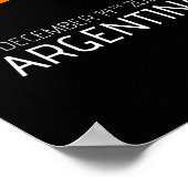 Poster éclipse solaire argentine 2020 éclipse solaire Arg (Coin)
