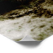 Poster éclipse solaire au-dessus de l'Asie du Sud-Est (Coin)