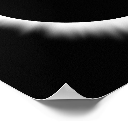 Poster Éclipse solaire avec Corona (Coin)