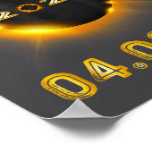 Poster Éclipse solaire drôle 04 08 24 (Coin)