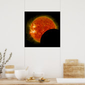 Poster Éclipse solaire en cours (Cuisine)