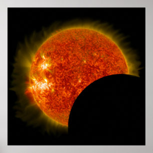 Poster Éclipse solaire en cours
