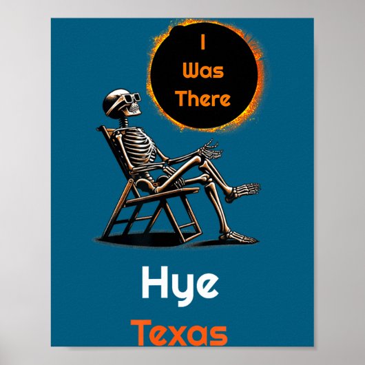 Poster Éclipse solaire Hye Texas là (Devant)