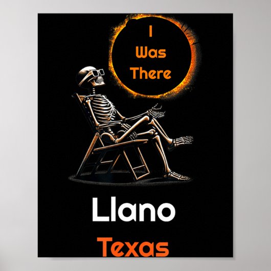Poster Éclipse solaire I Llano Texas là-bas (Devant)