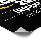 Poster Éclipse solaire Indiana 2024 (Coin)