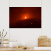 Poster Éclipse solaire sur Somerset, 2015 (Cuisine)