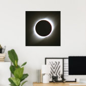 Poster Éclipse solaire totale 1995 (Bureau à domicile)