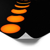 Poster Éclipse solaire totale 2024 (Coin)