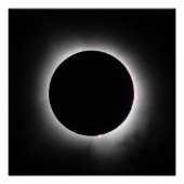 Poster Éclipse solaire totale 8 avril 2024 (Devant)