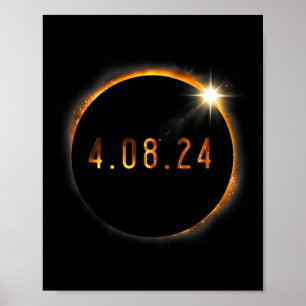 Poster Éclipse solaire Totalité américaine Printemps 4082