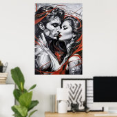 Poster Éclipses du Désir (Bureau à domicile)