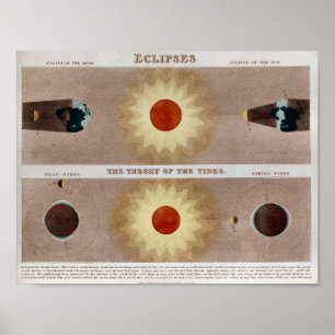 Poster Éclipses lunaires solaires Imprimer