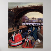 Poster Écluse du canal de Regent (Devant)