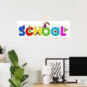 Poster École (Bureau à domicile)